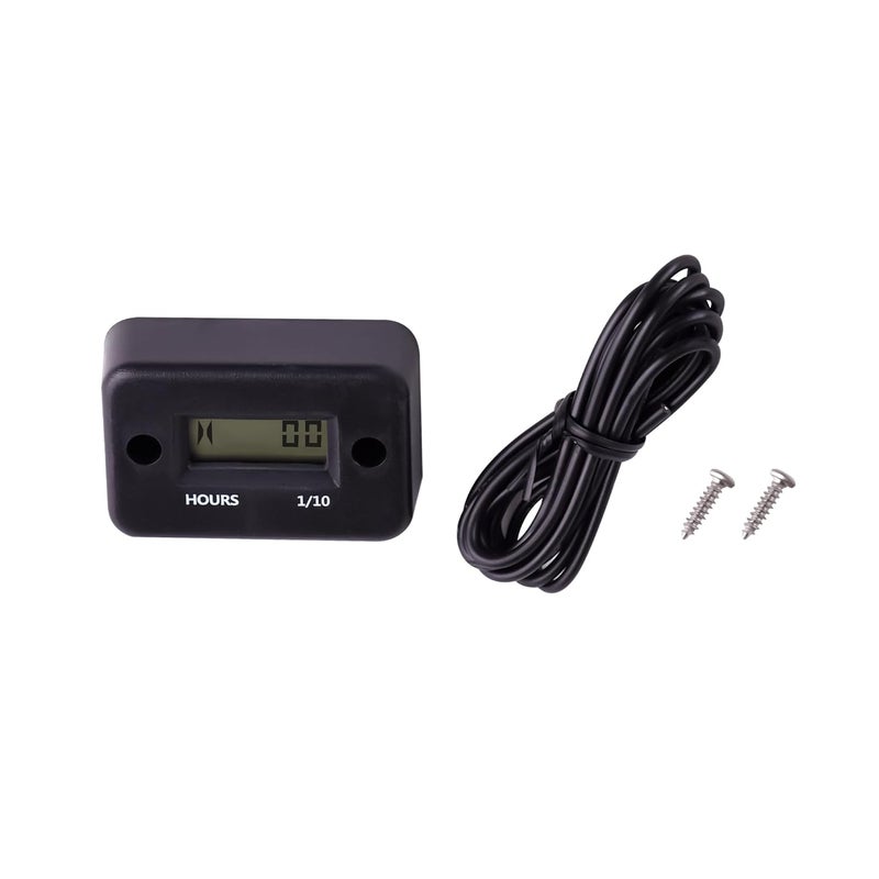 Ciuouient Hour Meter Compatible with Dirt Bike Yamaha/Kawasaki/Honda/Suzuki/KTM,(for Tracking Hours on Any ATV, Dirt Bike, Dual Sport,Marine,Motorcycle or Snowmobile) - Image 1